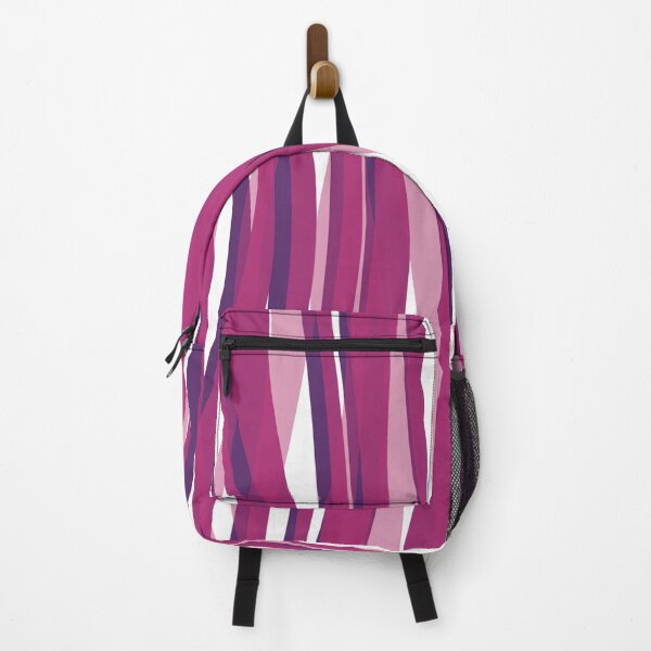 Artikelvorschau, Abstract Waves Stripes Pattern #15 Dark Pink entworfen und verkauft von bubblyshades.