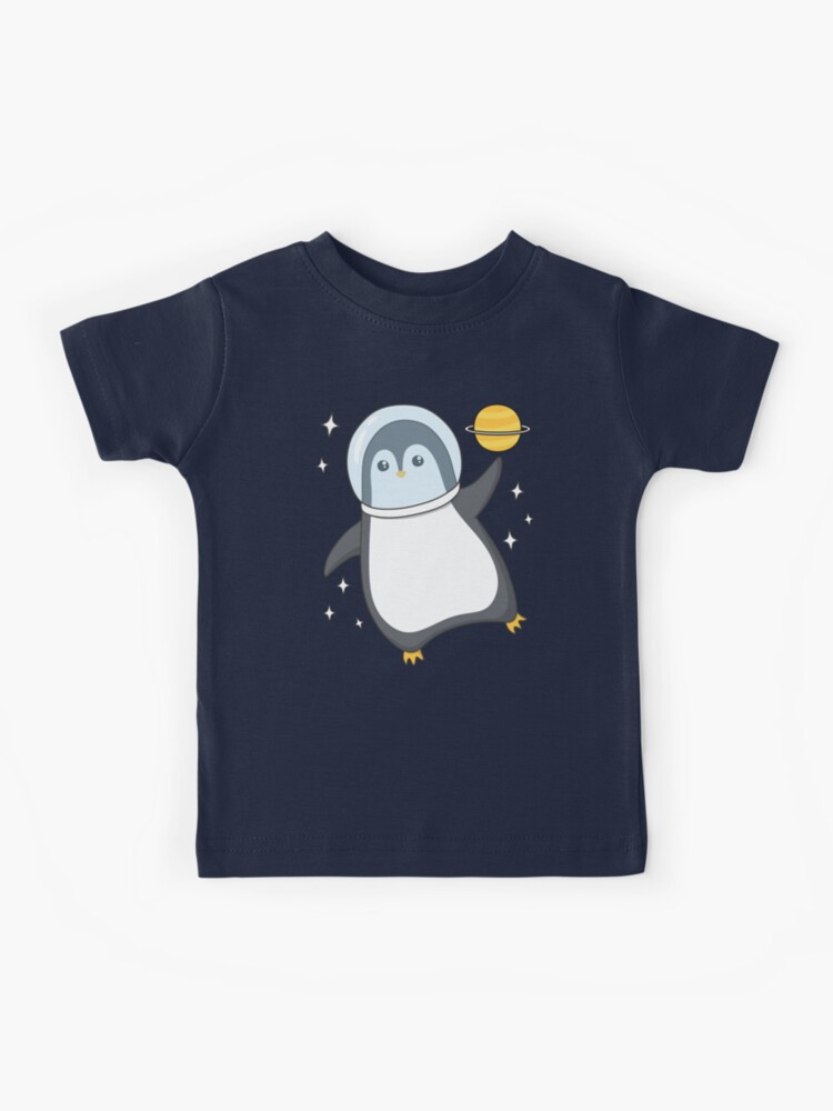 Penguin Astronaut Kids T-Shirt