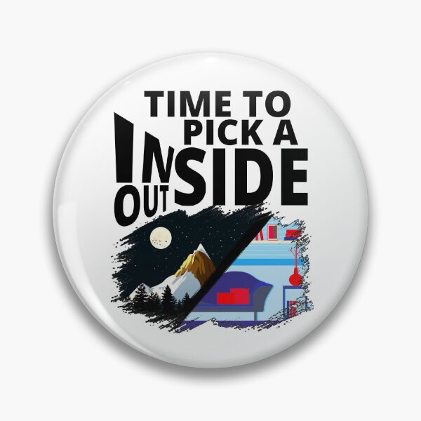 Item preview, time to pick a side indoors vs outdoors designed and sold by Chaos-Touch.