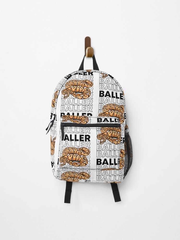 Thumbnail 1 of 3, Backpack, Ball Python 80's Style Royal Python Snake Owner designed and sold by JRRTs.