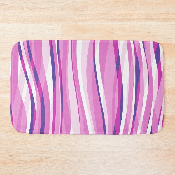 Artikelvorschau, Abstract Waves Stripes Pattern #16 Light Pink entworfen und verkauft von bubblyshades.