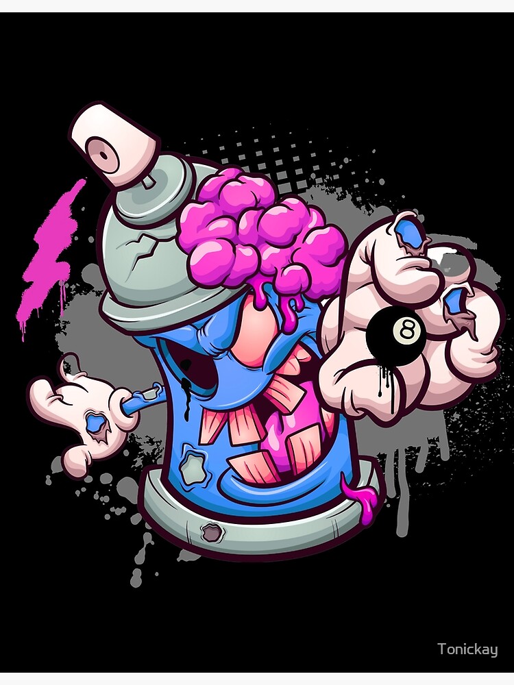 "Urban cartoon" Poster for Sale by Tonickay | Redbubble