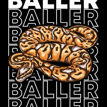 Artwork thumbnail, Ball Python 80's Style Royal Python Snake Owner by JRRTs