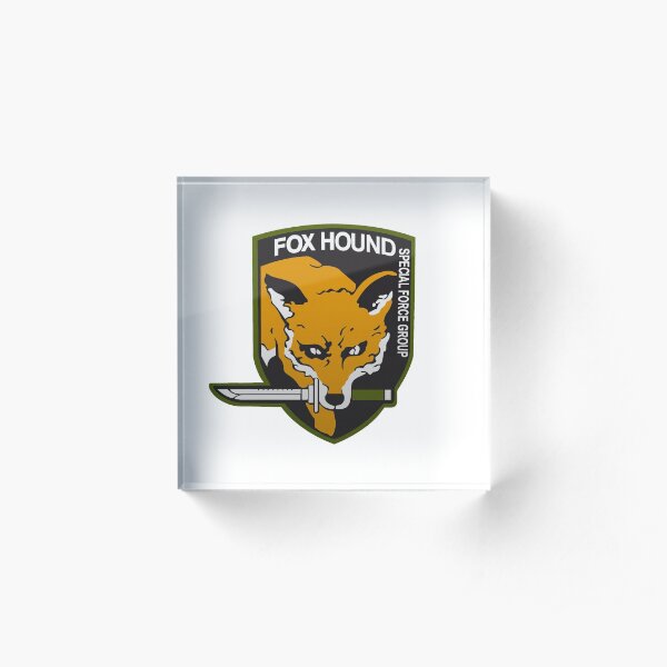 Fox Hound Special Force Group Acrylic Block