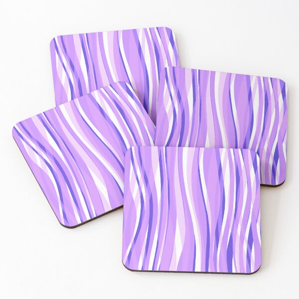 Artikelvorschau, Abstract Waves Stripes Pattern #18 Purple entworfen und verkauft von bubblyshades.