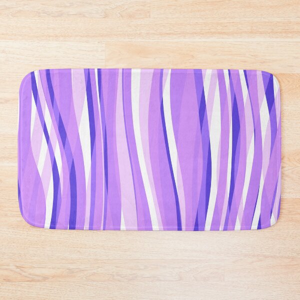 Artikelvorschau, Abstract Waves Stripes Pattern #18 Purple entworfen und verkauft von bubblyshades.