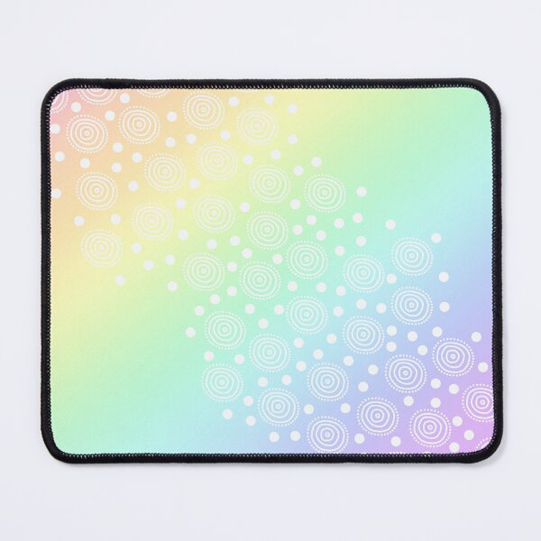 Item preview, Pastel Rainbow Gradient with Circles and Dots designed and sold by Whoopsidoodle.