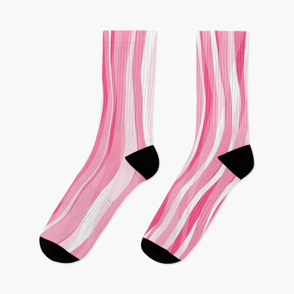 Item preview, Abstract Waves Stripes Pattern #19 Pink designed and sold by bubblyshades.