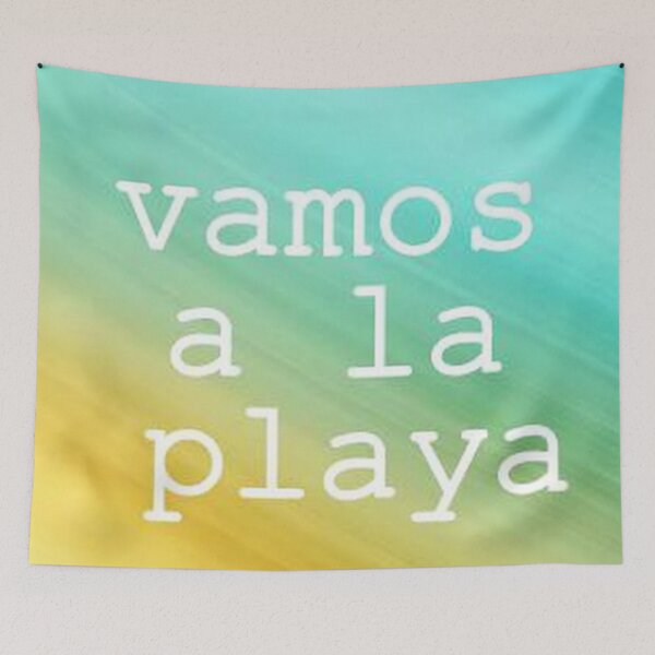 Item preview, vamos a la playa designed and sold by blackwhiteblue.