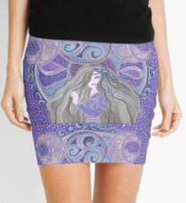 Celtic moon Goddess Mini Skirt