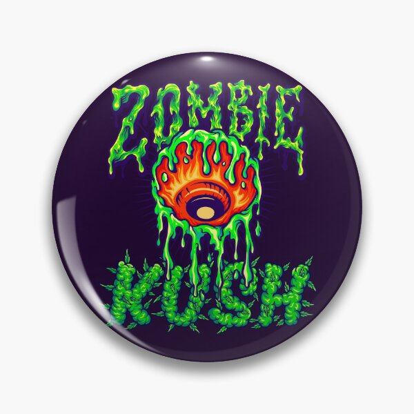 Item preview, Zombie Kush - Red Dripping Eyeball - 420 Weed Strains - Stoner designed and sold by YomeHayin.