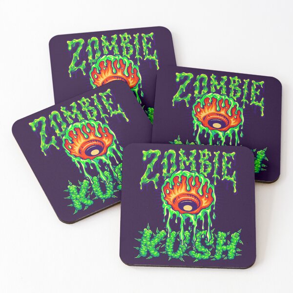 Item preview, Zombie Kush - Red Dripping Eyeball - 420 Weed Strains - Stoner designed and sold by YomeHayin.