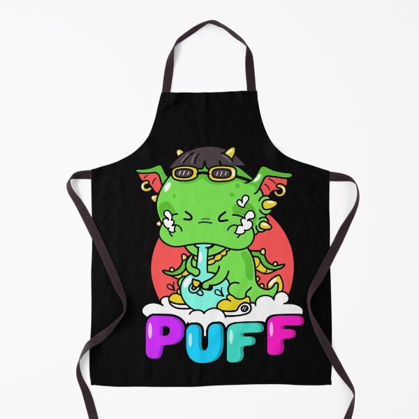 Item preview, Puff puff Dragon - magical weed smoking dragon designed and sold by CabbageNClouds.