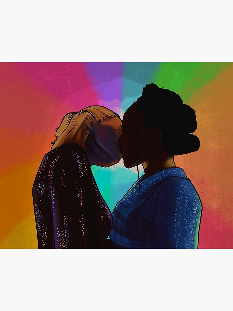Disover Tara and Darcy Heartstopper kiss scene Premium Matte Vertical Poster