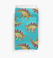 My friend Stegosaurus Duvet Cover