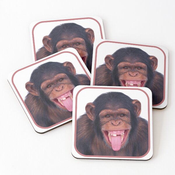 Item preview, smiling monkey designed and sold by Stratoguayota.