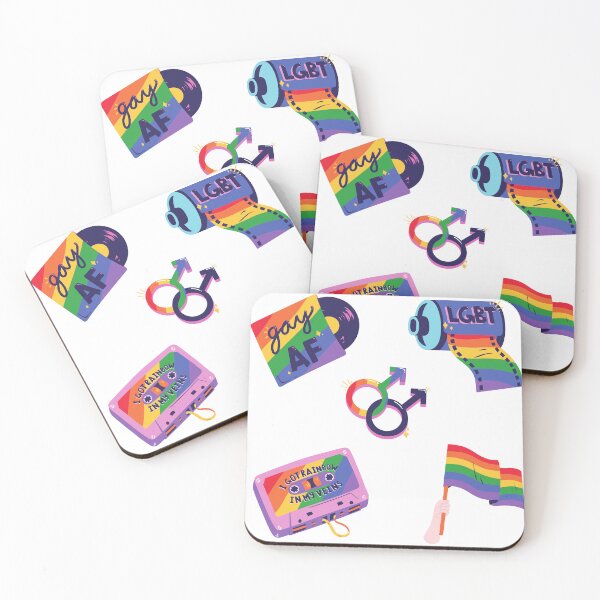 Item preview, Pride pack lgbt gay af designed and sold by wordsup.