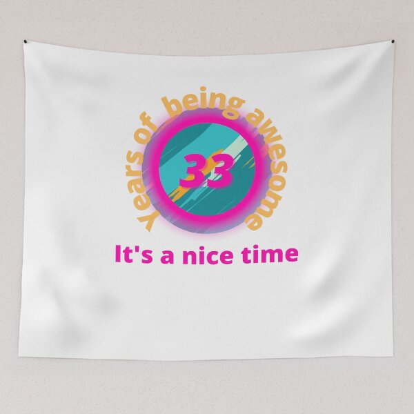 Item preview, 33 years of being awesome  designed and sold by Ayakhairy.
