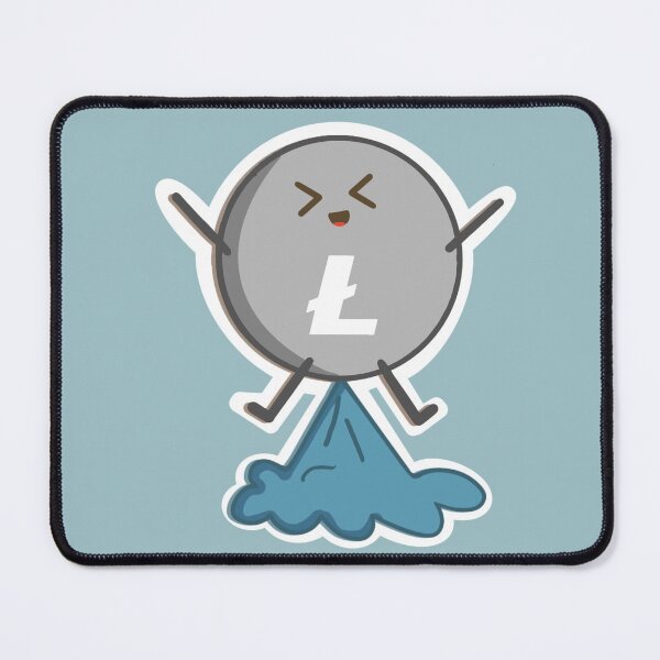Item preview, Crypto Kawaii Litecoin - To the moon designed and sold by Crypmetal.