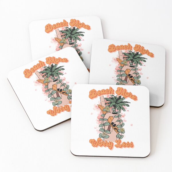 Item preview, Beach Move Worry Less  designed and sold by Beautiful  Habits.