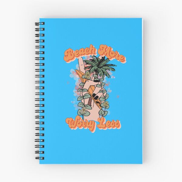 Item preview, Beach Move Worry Less  designed and sold by Beautiful  Habits.