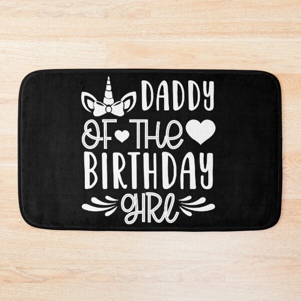 Item preview, Daddy of The Birthday Girl Happy birthday girl gift appearl designed and sold by DesignByHeartUK.