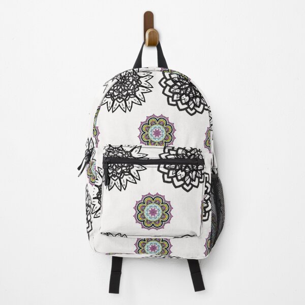 Item preview, Monochrome Ethnic Mandala - Black and White Pattern designed and sold by SBWorld.