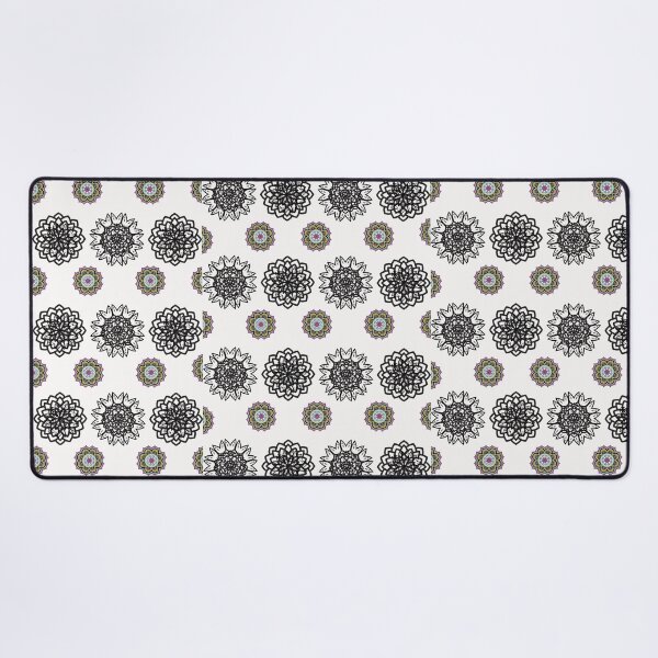 Item preview, Monochrome Ethnic Mandala - Black and White Pattern designed and sold by SBWorld.