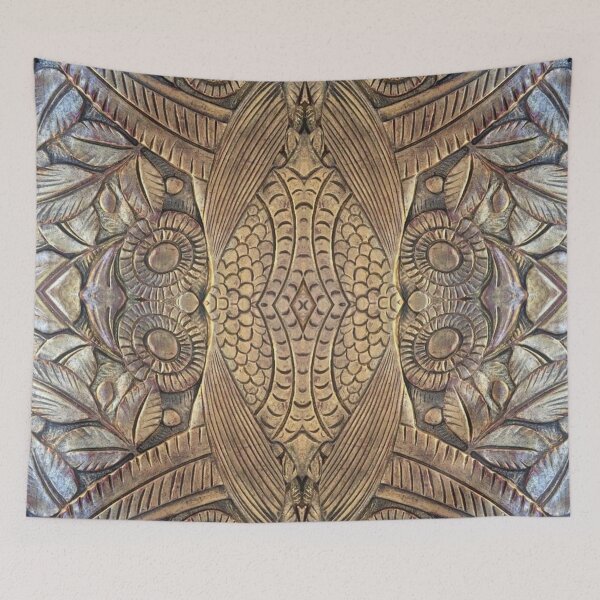 Item preview, vintage ethnic wood art designed and sold by ErhanArt.