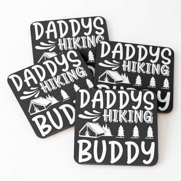 Item preview, Daddys Hiking Buddy I love Camping Hiking Camping Tree Mountains Tent Art Design Happy Apparel Essential Inspiration Joy Mood Funny designed and sold by DesignByHeartUK.