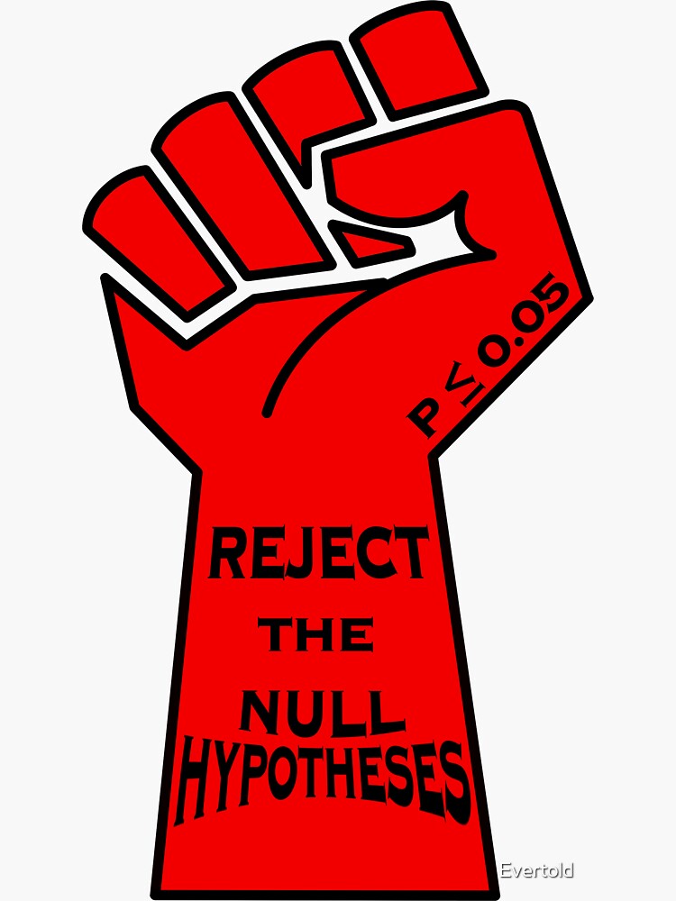 reject null hypothesis symbol