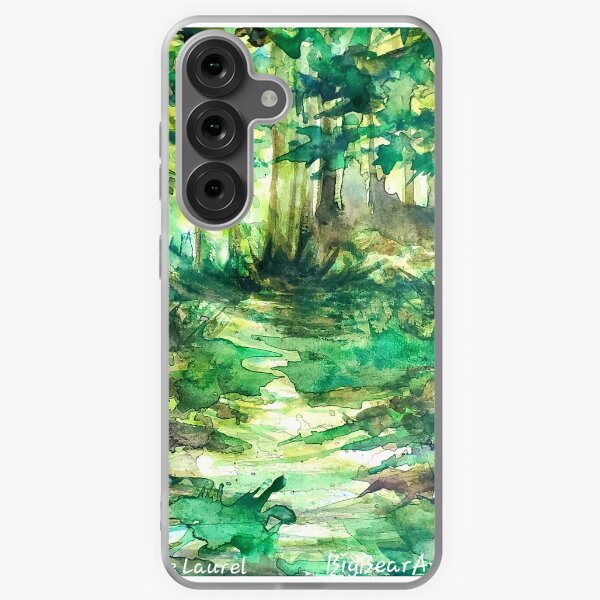 Forest of Big Bear Original Watercolor Samsung Galaxy Soft Case
