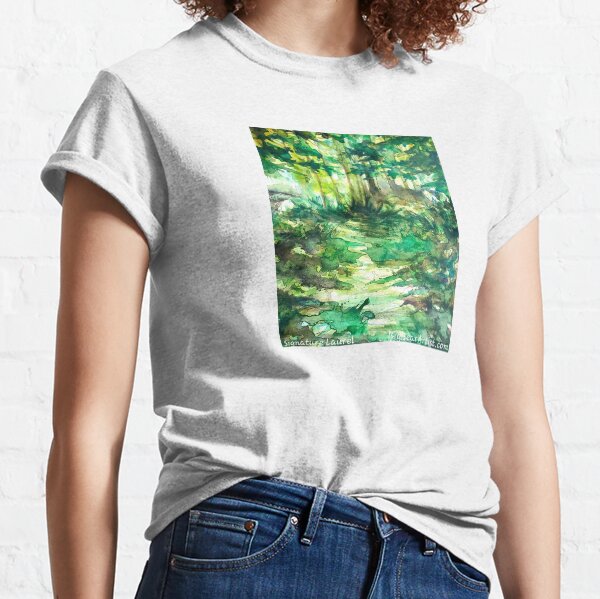 Forest of Big Bear Original Watercolor Classic T-Shirt