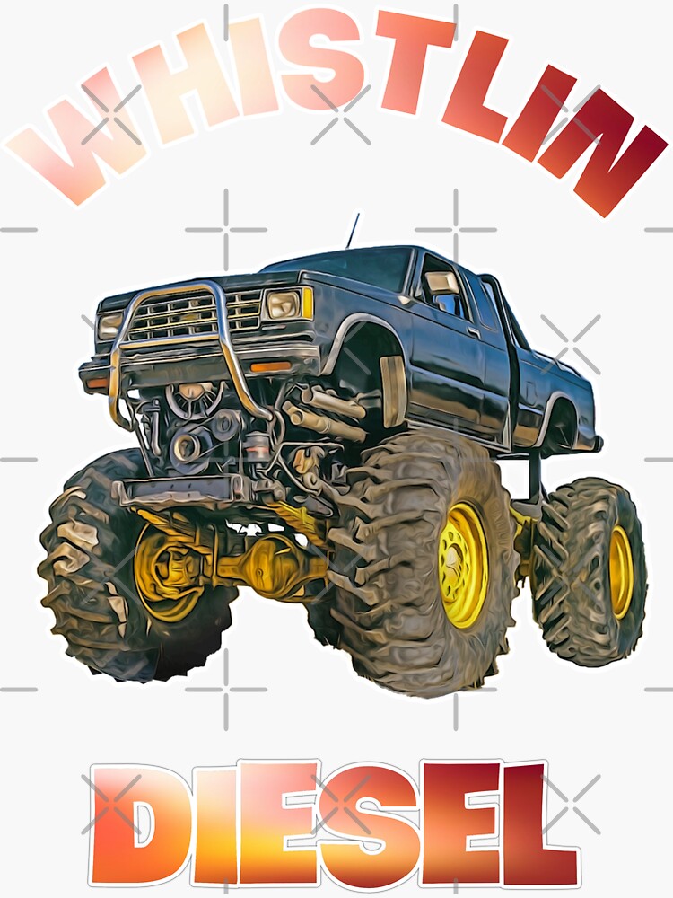 "Whistlindiesel a Whistlindiesel a Whistlindiesel" Sticker for Sale by Vlaki Redbubble