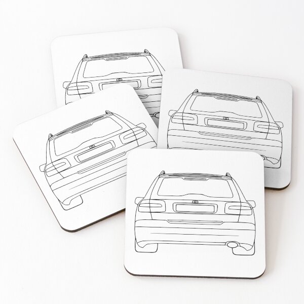 Item preview, V40 Rear 1995-2004 black lines designed and sold by EdimDesign.
