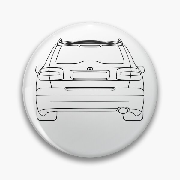 Item preview, V40 Rear 1995-2004 black lines designed and sold by EdimDesign.
