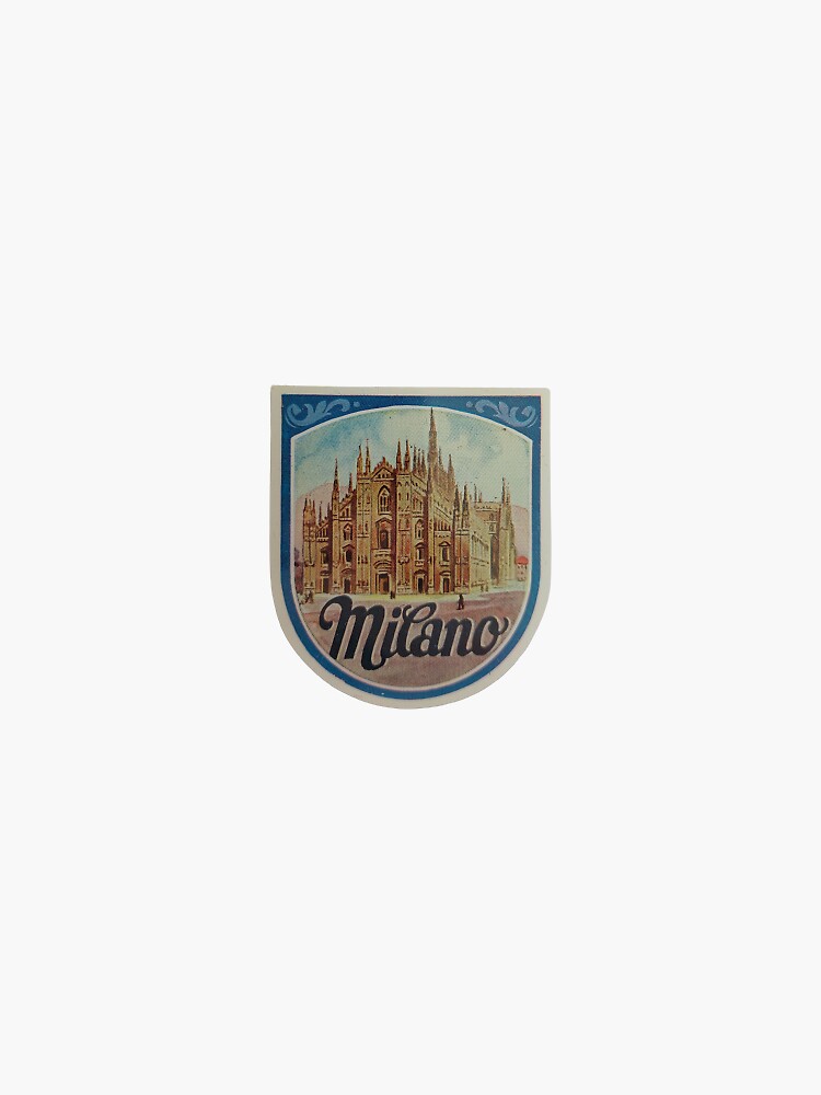 Milan sticker souvenir Sticker