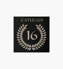 Catullus 16 Art Board