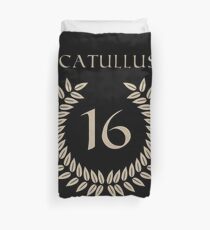 Catullus 16 Duvet Cover