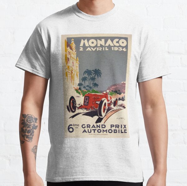 ZinTee Formula 1 Shirt - Scuderia Ferrari T-Shirt - Monte Carlo - Sebastian Vettel Tee - Leclerc - Sainz - Monaco Grand Prix 2019 - Unisex Tee