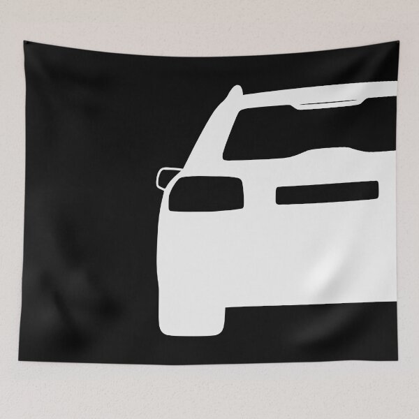 Item preview, V40 Rear 1995-2004 white silhouette designed and sold by EdimDesign.