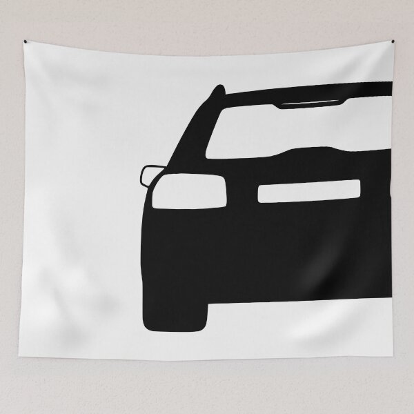 Item preview, V40 Rear 1995-2004 black silhouette designed and sold by EdimDesign.
