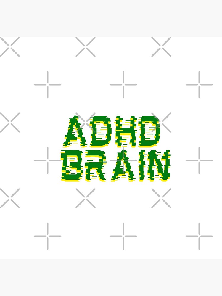Disover ADHD Brain - ADHD awareness Pin Button