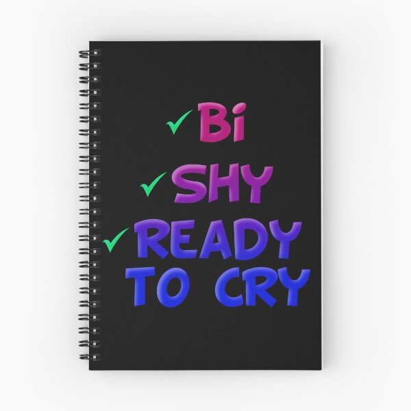 Item preview, Bi shy ready to cry designed and sold by ManiCreates.
