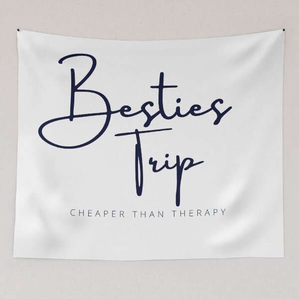 Item preview, Besties Trip Cheaper Than Therapy, Girls Trip , Travel Gift, Road Trip Squad, Bachelorette Trip, Best Friend Vacation designed and sold by Alexa5454.