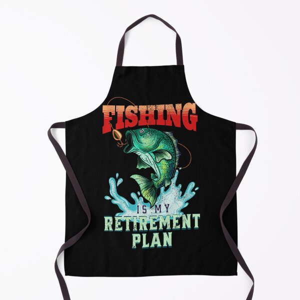Item preview, Fishing is my Retirement Plan, Vintage Fishing Gift Idea designed and sold by orangeblue21.