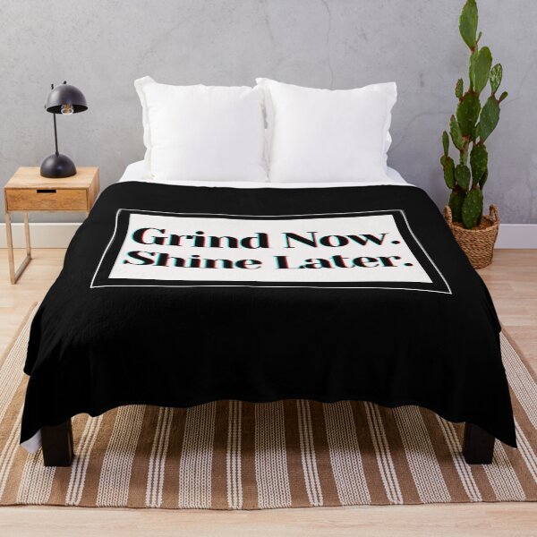 Item preview, Grind Now. Shine Later. designed and sold by PostiveText.