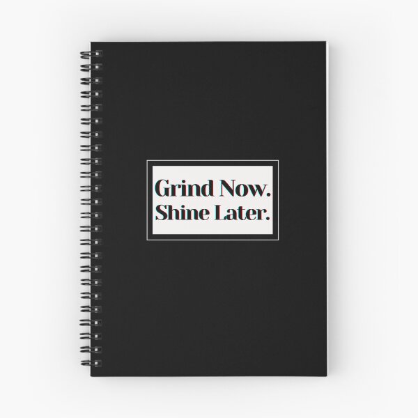 Item preview, Grind Now. Shine Later. designed and sold by PostiveText.