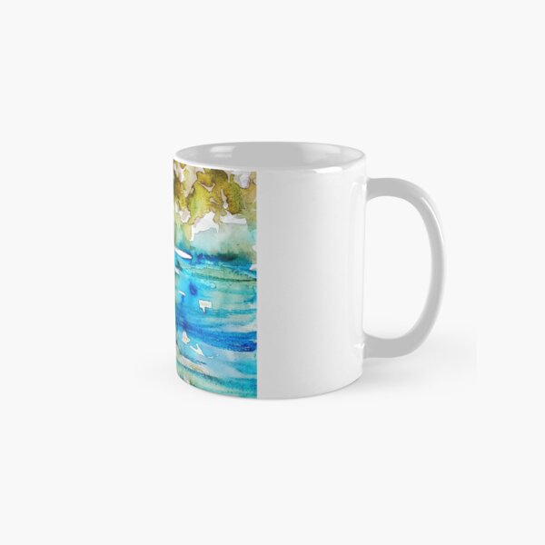 Tree reflection Big Bear Lake Classic Mug