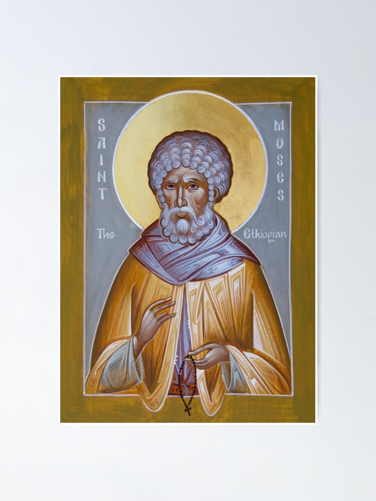 Alternate view of St Moses the Ethiopian Poster